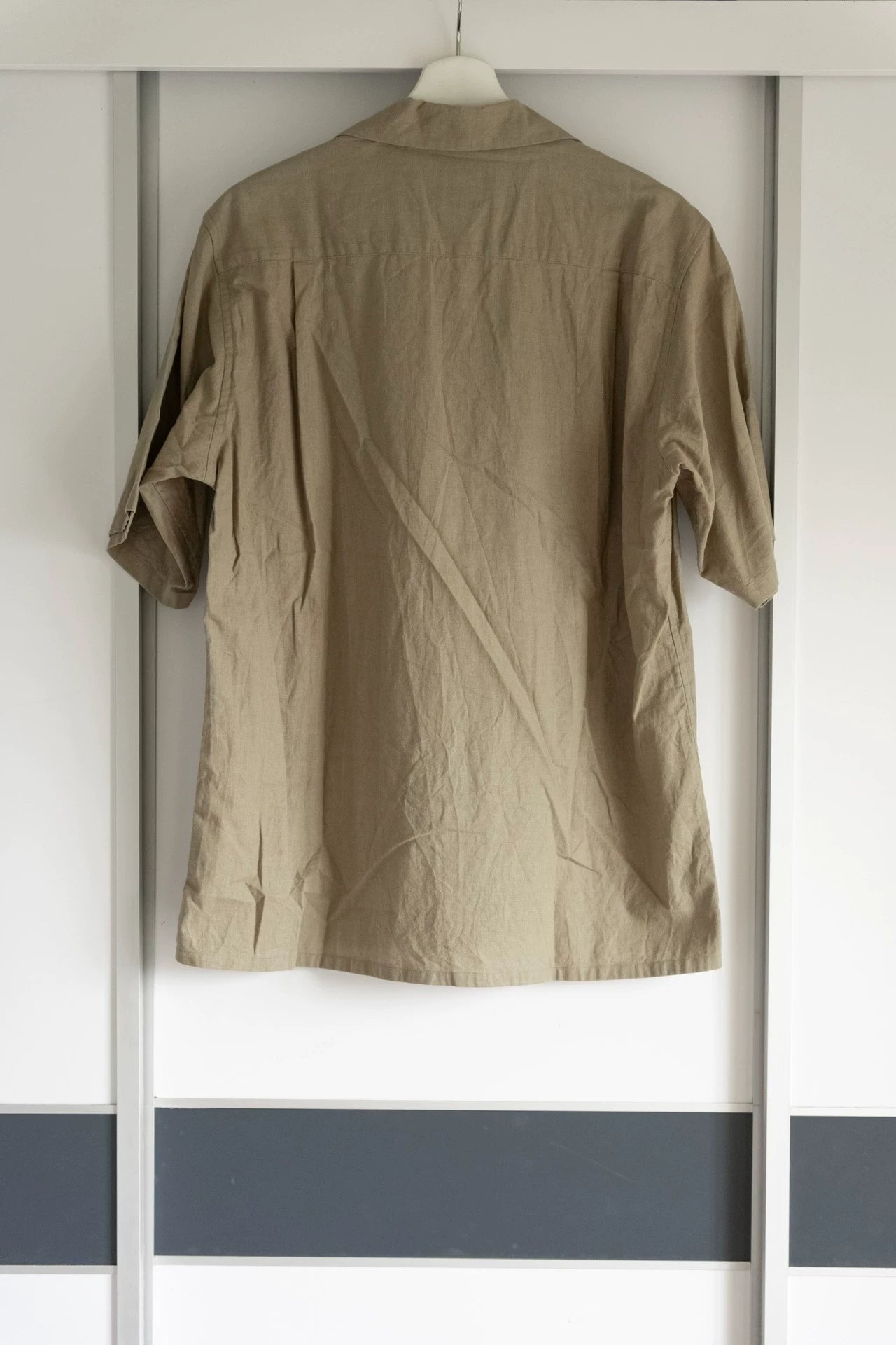 Yohji Yamamoto 05ss deconstructive collar short sleeved shirt