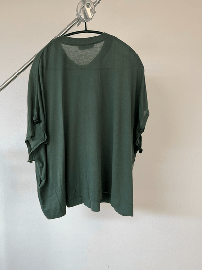 Yohji Yamamoto Y's Khaki two ways L/S tee - DMC