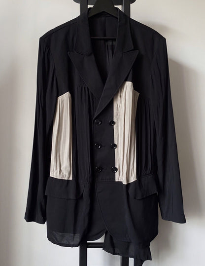 Yohji Yamamoto Pour Homme 13Ss Patchwork Coat - DMC