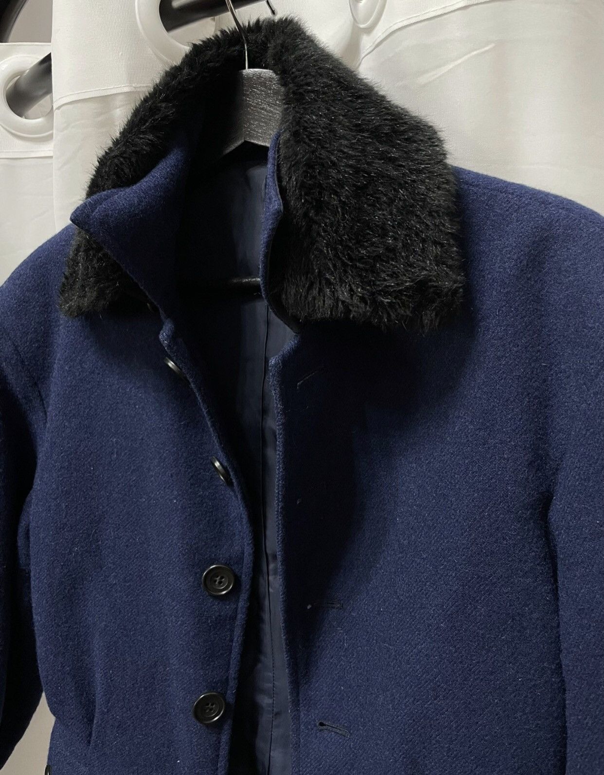 Yohji Yamamotoy'S Fur Collar Pocket Jacket - DMC