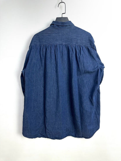 Yohji Yamamoto Ys 90s western tie stitch denim shirt - DMC