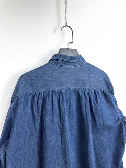 Yohji Yamamoto Ys 90s western tie stitch denim shirt - DMC