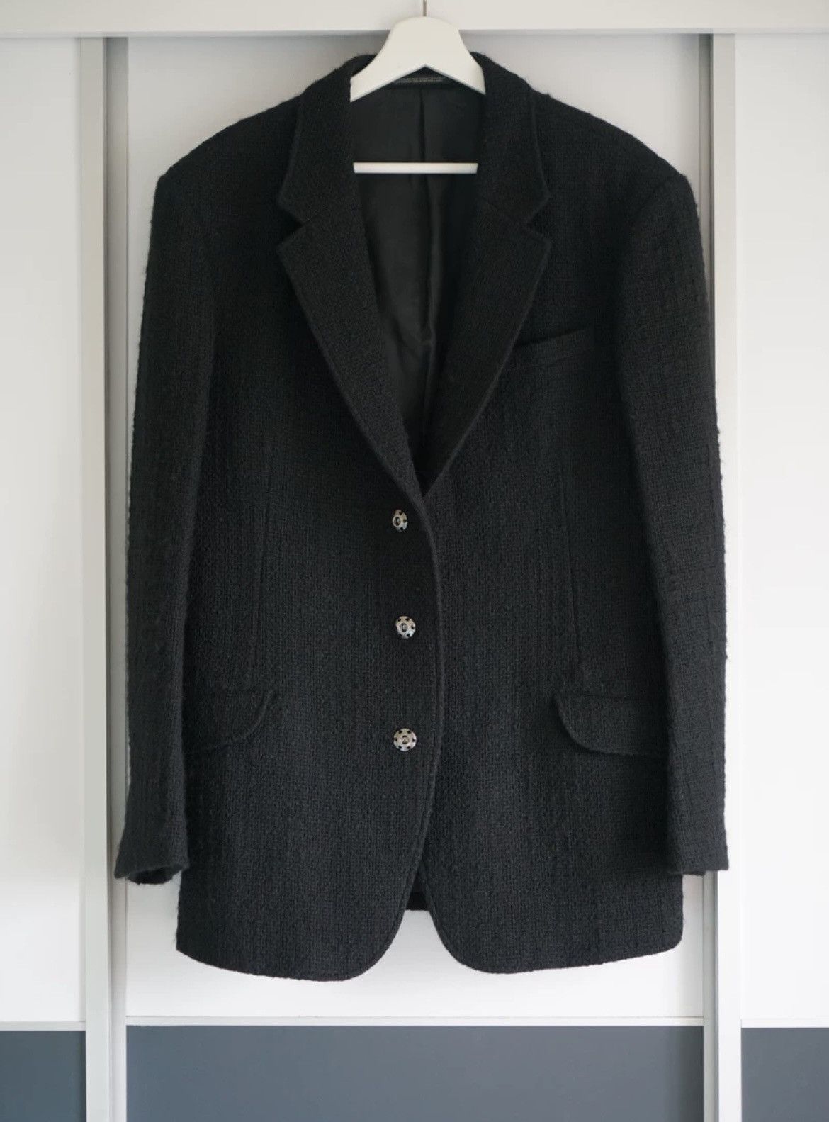 Yohji Yamamoto 13Aw Buckle Knit Suit - DMC