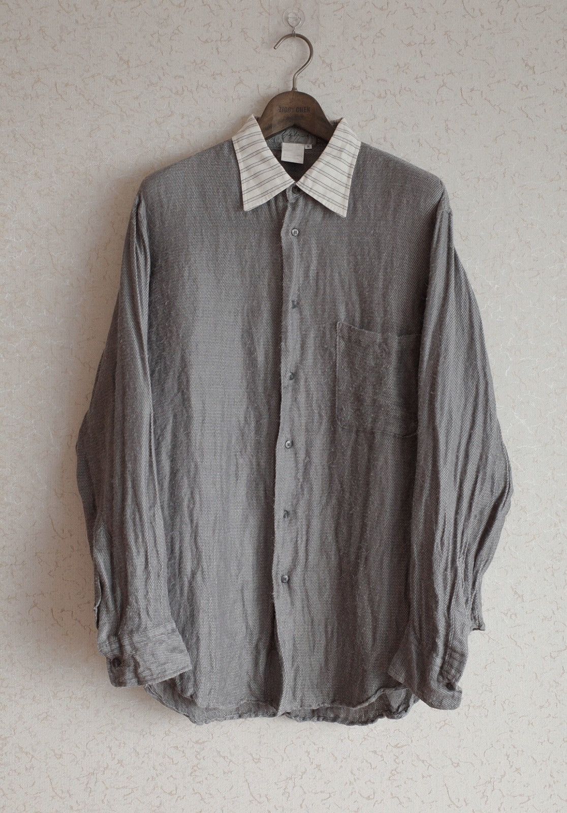 Yohji Yamamoto And Youth Silk Linen Shirt - DMC