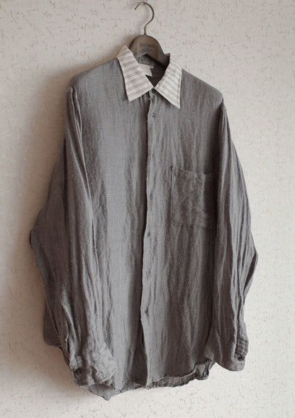 Yohji Yamamoto And Youth Silk Linen Shirt - DMC