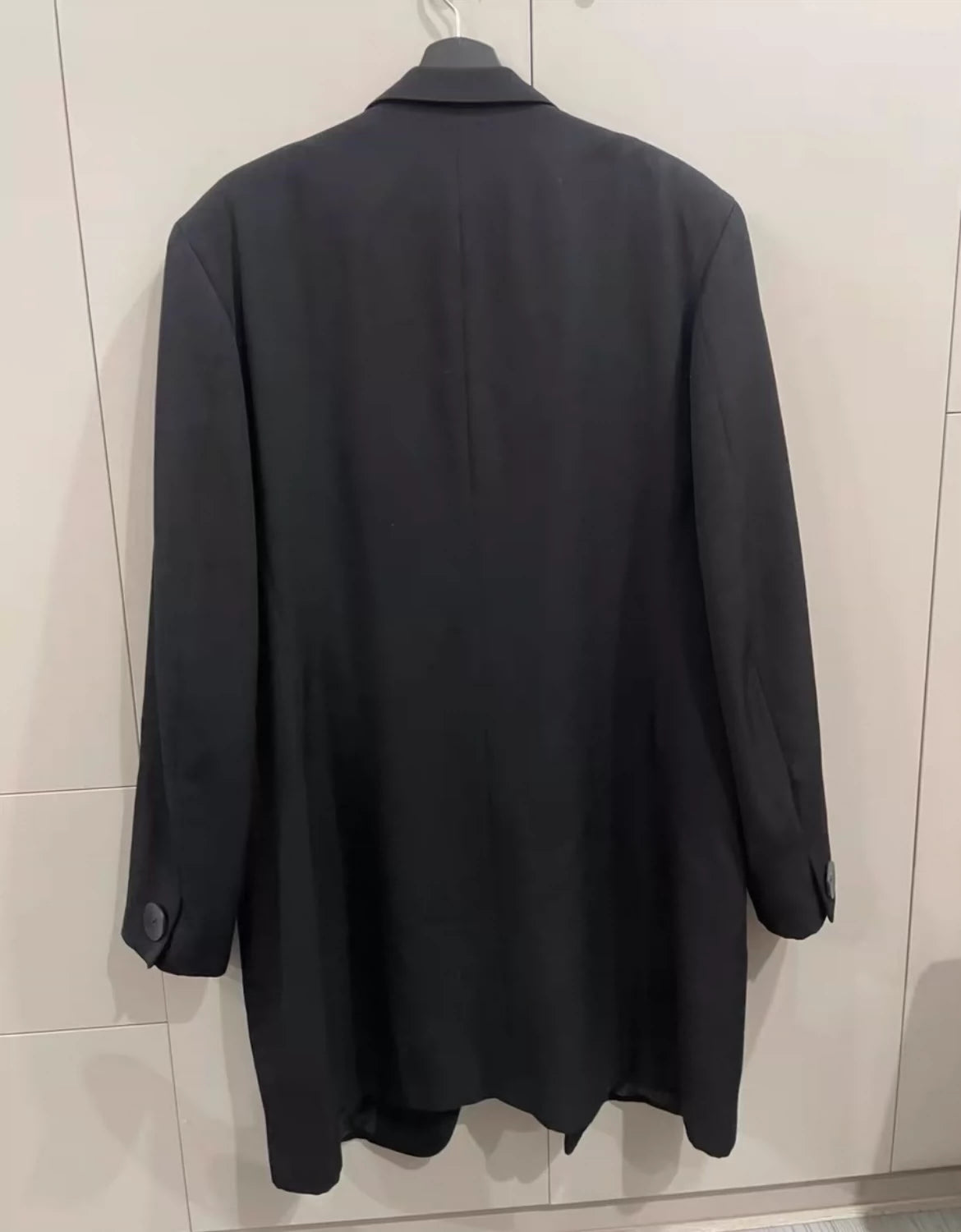 Yohji Yamamoto 04aw runway leather buttoned coat jacket