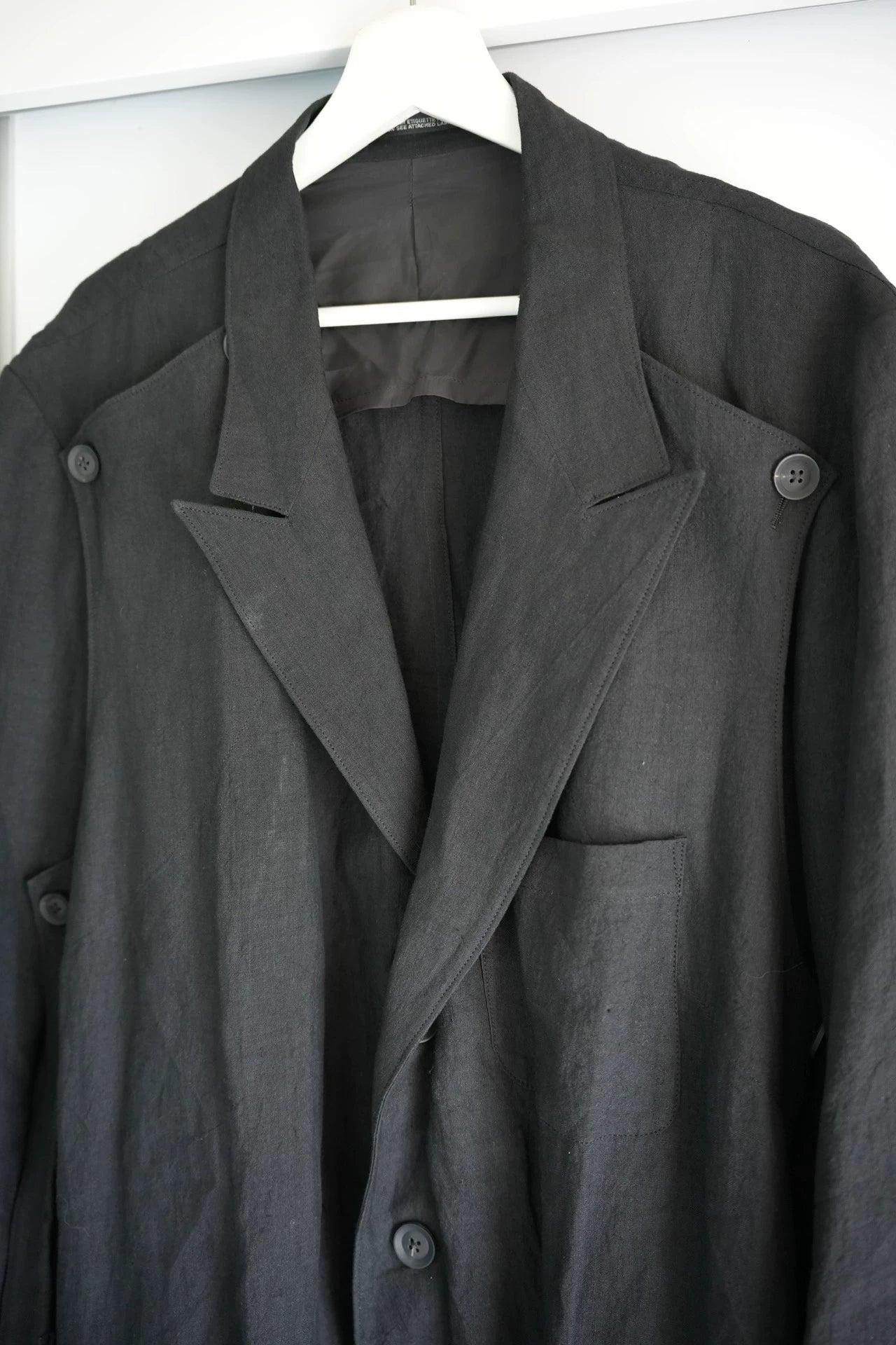 Yohji Yamamoto 21ss brushed suit jacket