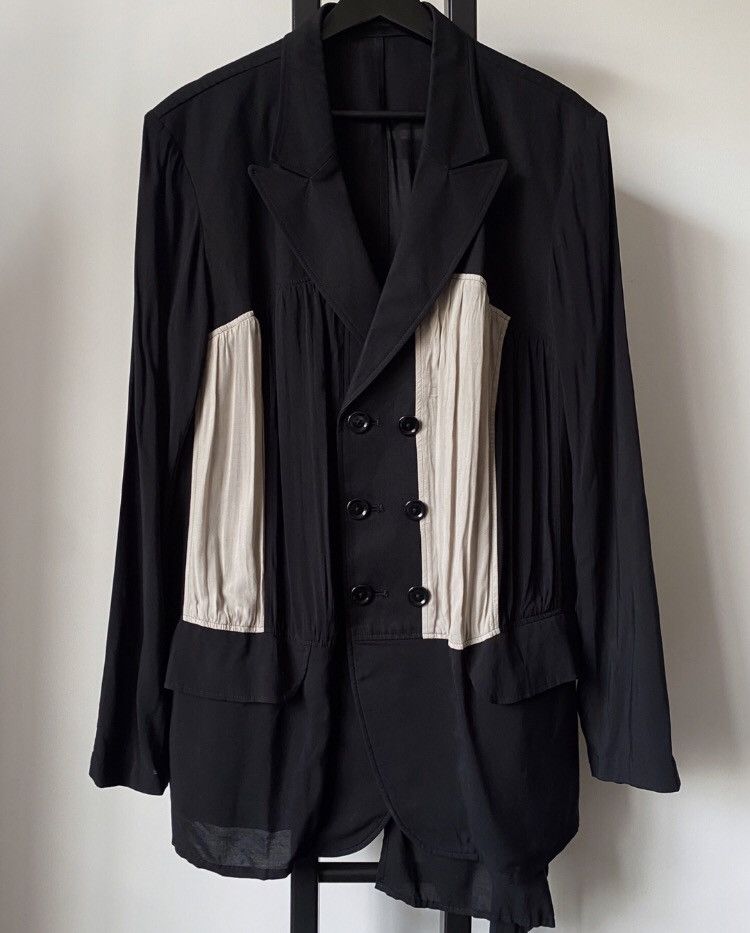 Yohji Yamamoto Pour 13Ss Patchwork Coat - DMC