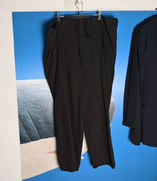 Yohji Yamamoto 96Aw Striped WideLeg Pants - DMC