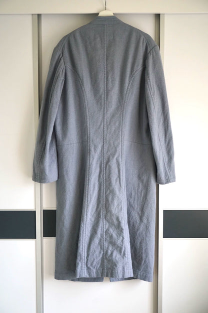 Yohji Yamamoto 01aw Haze Blue Tail Coat