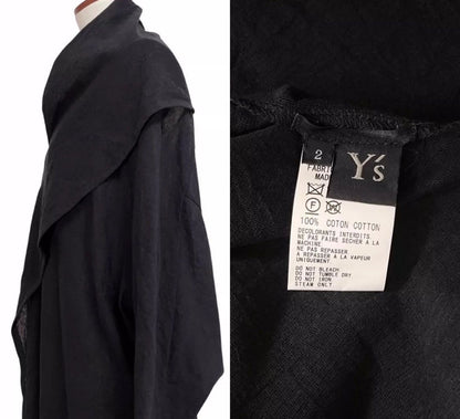 Yohji Yamamoto Thin Wizard Collar Coat - DMC