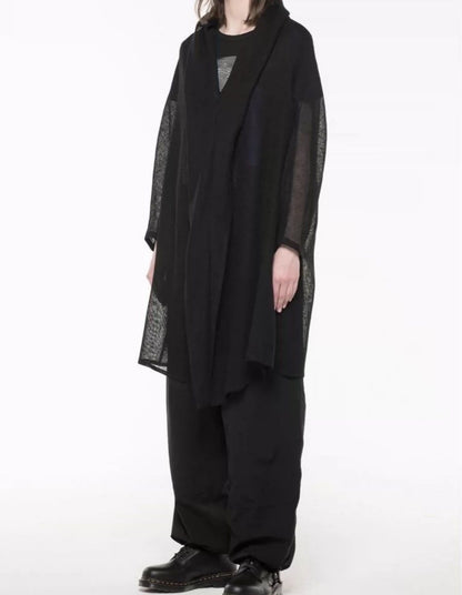 Yohji Yamamoto Thin Wizard Collar Coat - DMC