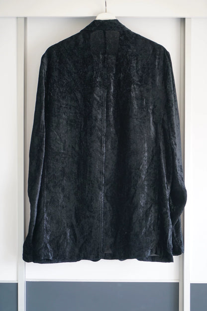 Yohji Yamamoto 97aw Wax Man Black Velvet Suit jacket