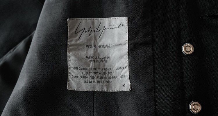 Yohji Yamamoto 04Ss Taisho Period Jacket - DMC