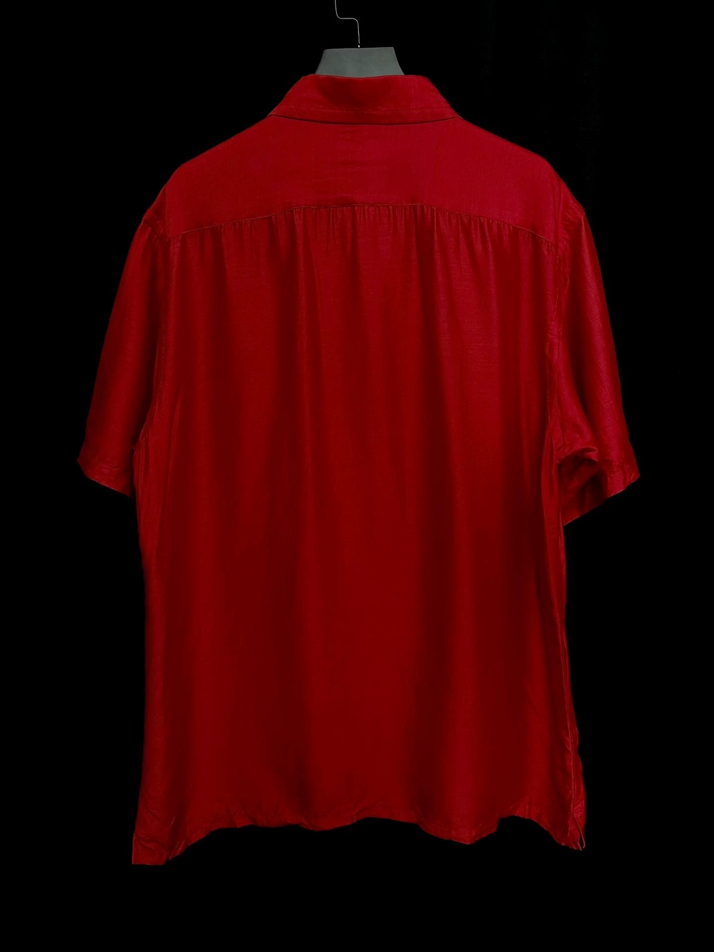 Yohji Yamamoto 04ss Taisho Silk Red Shirt