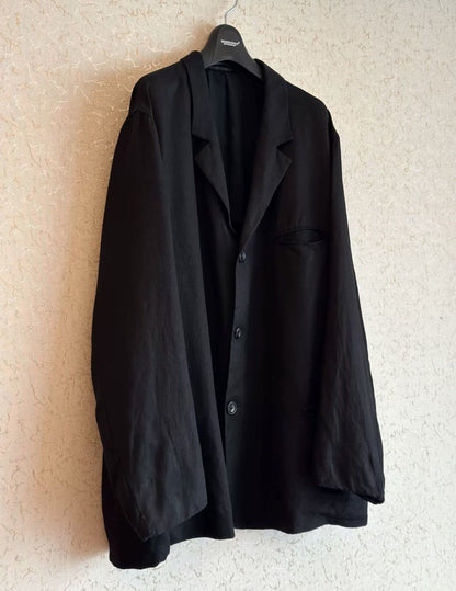 Yohji Yamamoto 98Ss Linen Silhouette Jacket - DMC