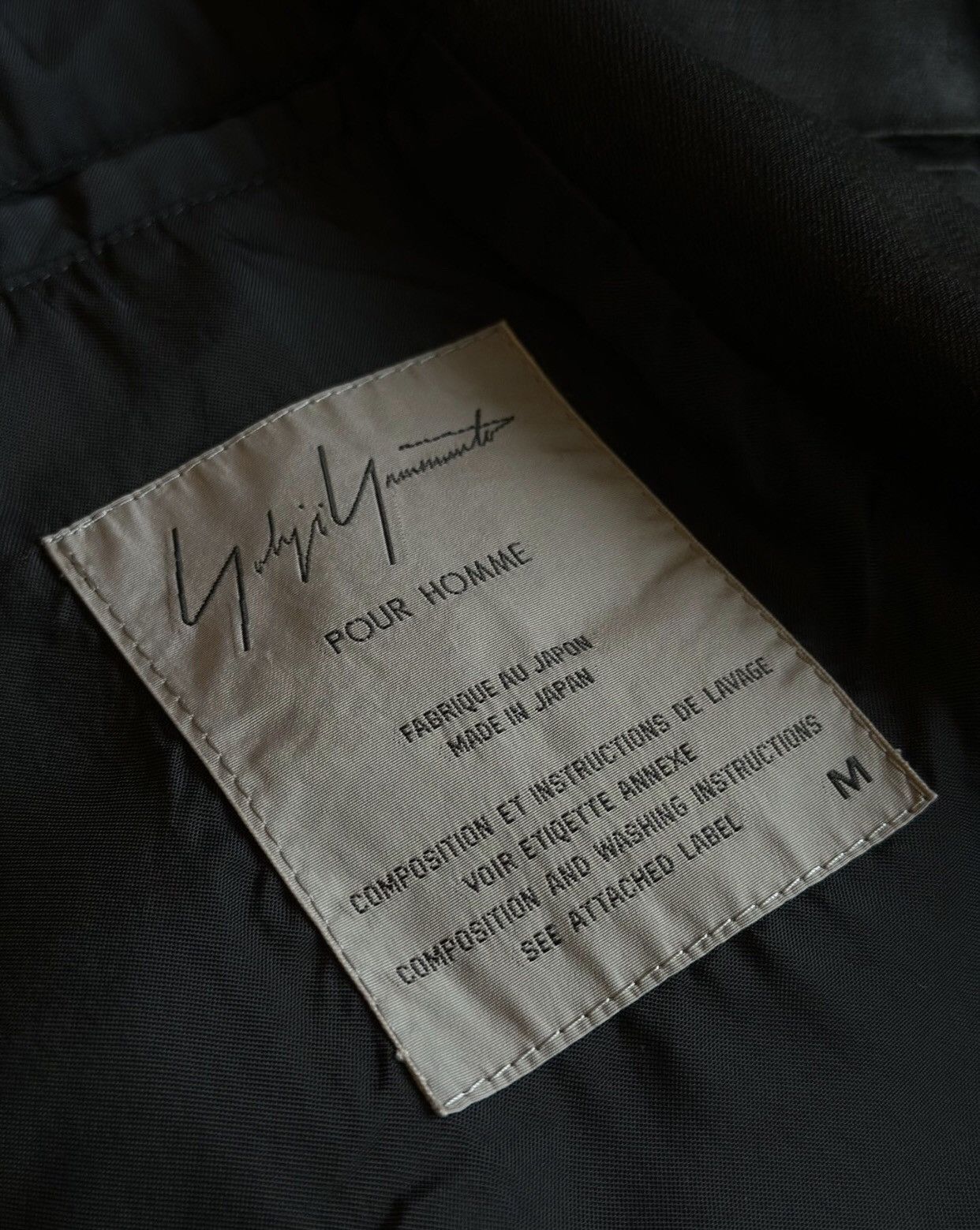 Yohji Yamamoto 98Ss Linen Silhouette Jacket - DMC