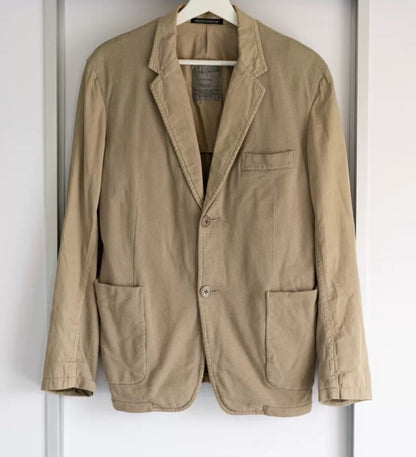 Yohji Yamamoto 12Ss Khaki Cut Suit - DMC