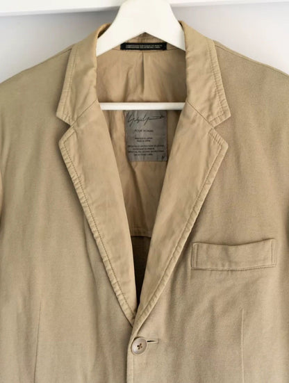 Yohji Yamamoto 12Ss Khaki Cut Suit - DMC