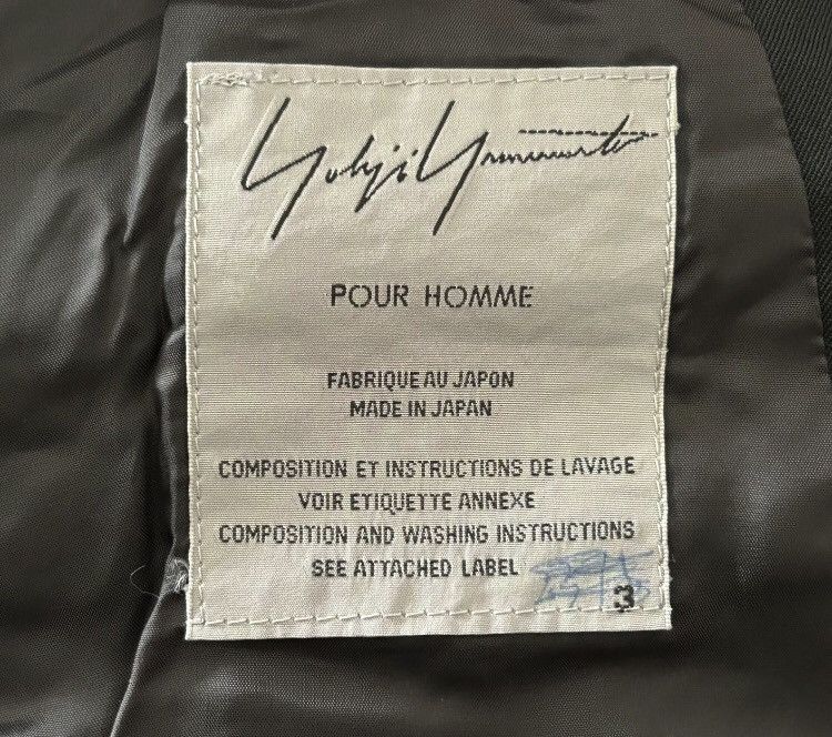 Yohji Yamamoto 12Ss Line Jacket - DMC