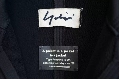 Yohji Yamamoto 95SS Double-sided Belt Jacket