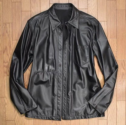 Yohji Yamamoto leather jacket