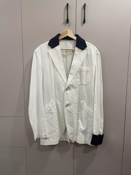 Yohji Yamamoto 05ss Y's for men 05ss fashion show white suit jacket