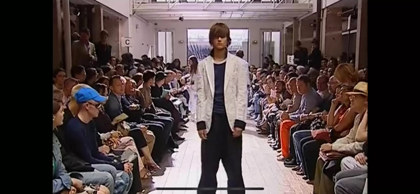 Yohji Yamamoto 05ss Y's for men 05ss fashion show white suit jacket