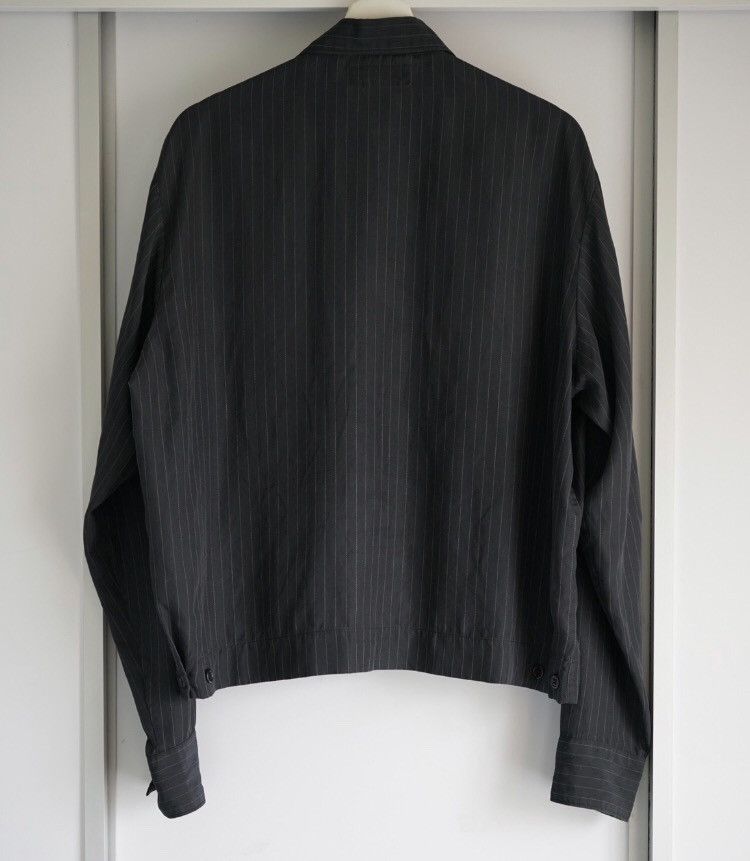 Yohji Yamamoto 97Ss Striped Silk Bomber Jacket - DMC