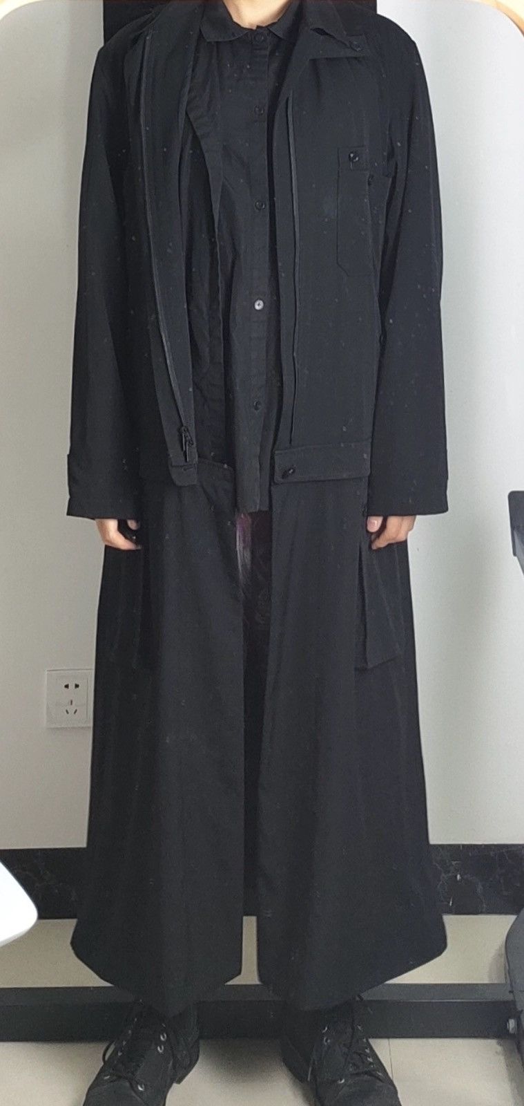 Yohji Yamamoto 17Aw Removable Coat - DMC