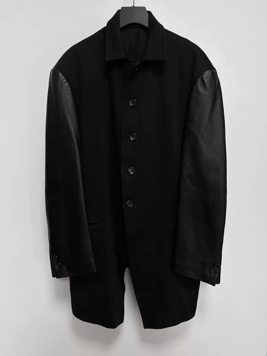 Yohji Yamamoto 96aw Leather Cut Coat