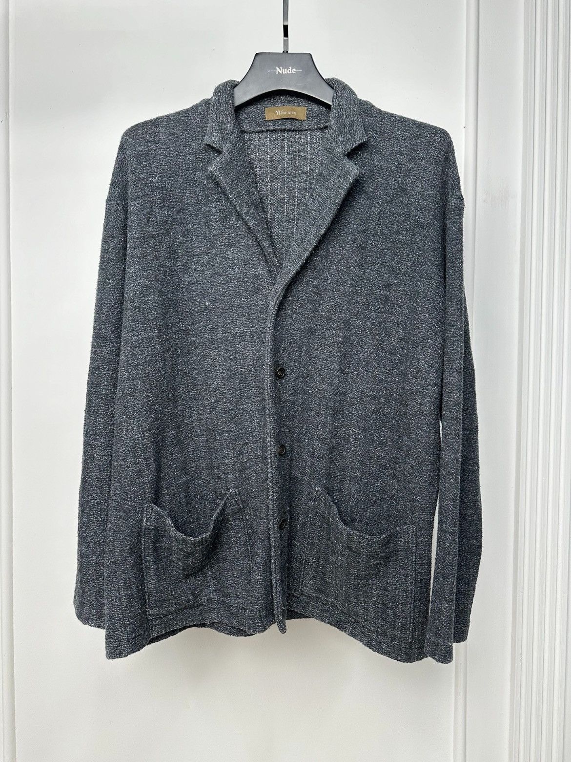 Yohji Yamamoto Y's for men knitwear jacket - DMC