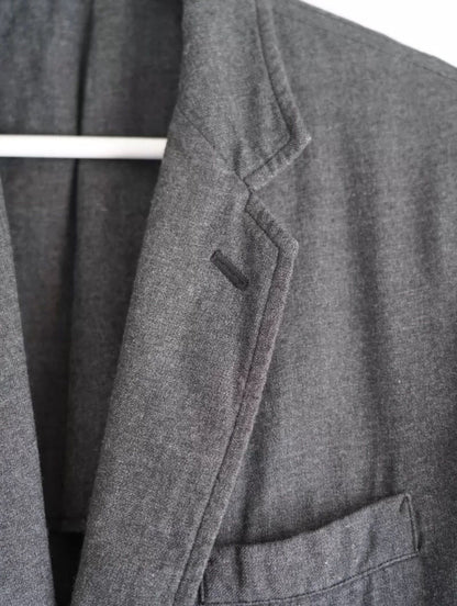 Yohji Yamamoto 12Aw Back Vent Grey Suit - DMC