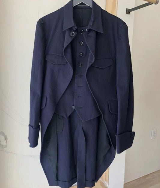 Yohji Yamamoto Fake TwoLayer Coat - DMC