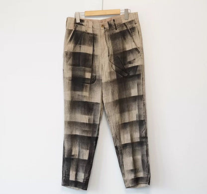 Yohji Yamamoto 15Ss Cat Hand Dyed Pants - DMC