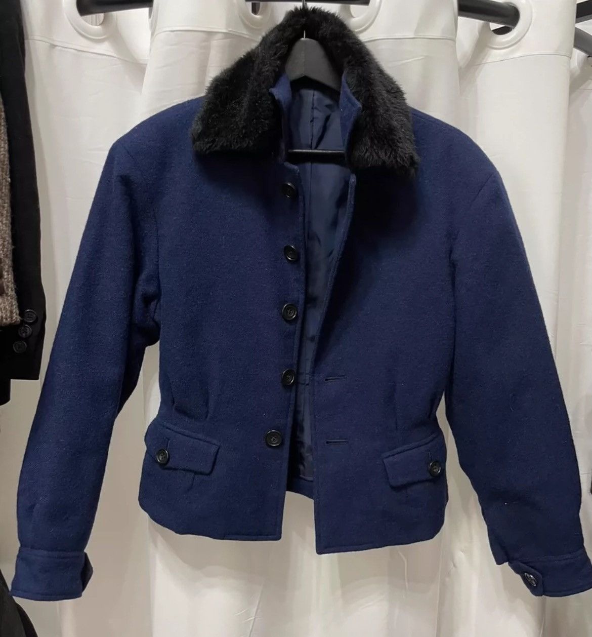 Yohji Yamamotoy'S Fur Collar Blazer Jacket - DMC