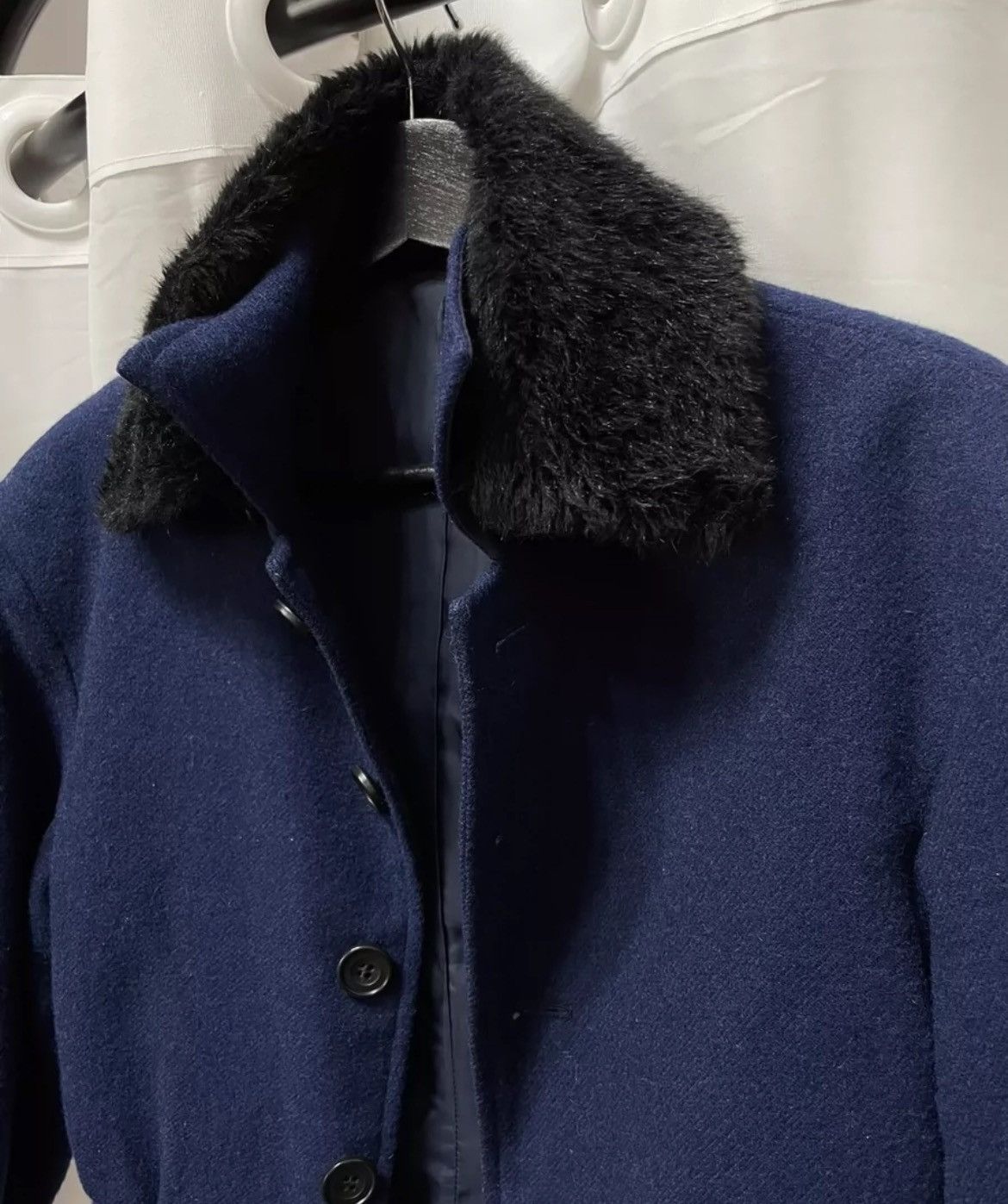 Yohji Yamamotoy'S Fur Collar Blazer Jacket - DMC