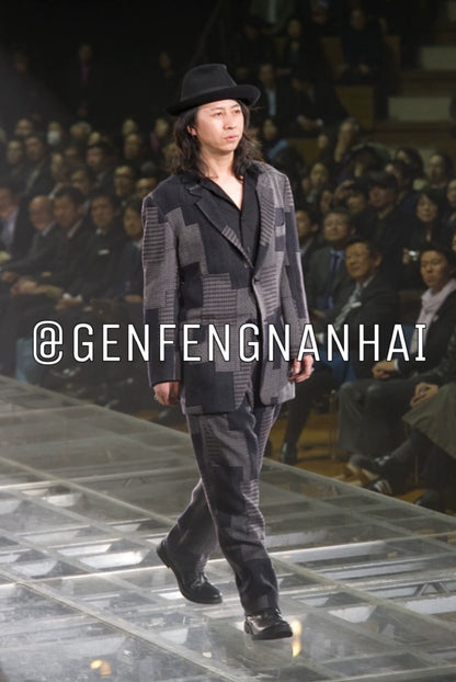 Yohji Yamamoto 10aw 100 piece patchwork suit jacket