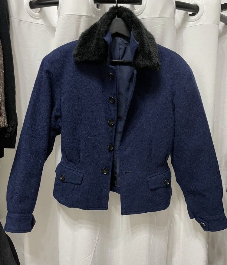 Yohji Yamamotoy'S Fur Collar Pocket Jacket - DMC