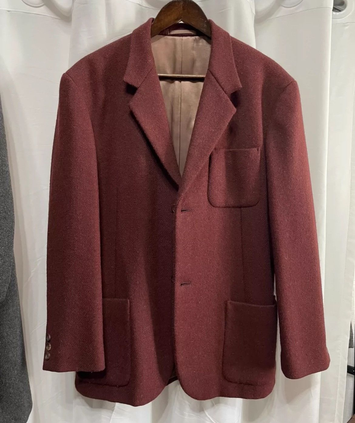 Yohji Yamamoto Y'S F Red Wool Casual Suit - DMC