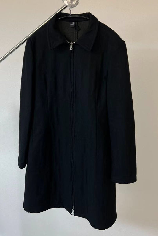 Yohji Yamamoto Ys For Man Wool Zipper Coat Wi - DMC