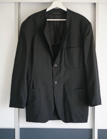 Yohji Yamamoto 95Ss Collarless Blazer - DMC