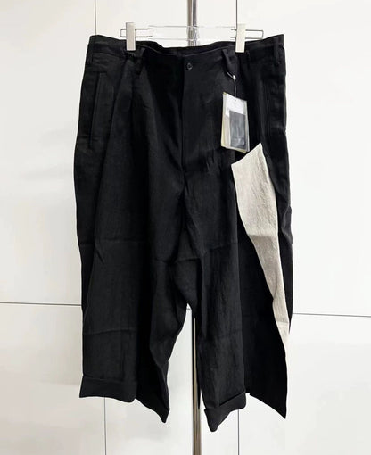 Yohji Yamamoto 22Ss Look 1 Fabric Slacks - DMC