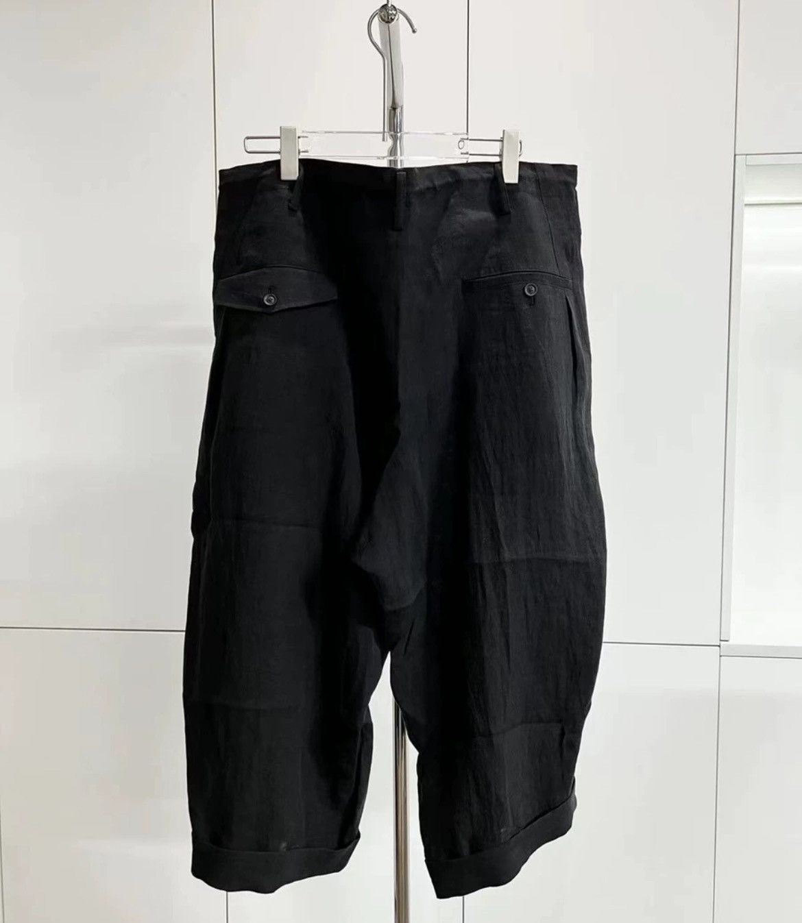 Yohji Yamamoto 22Ss Look 1 Fabric Slacks - DMC