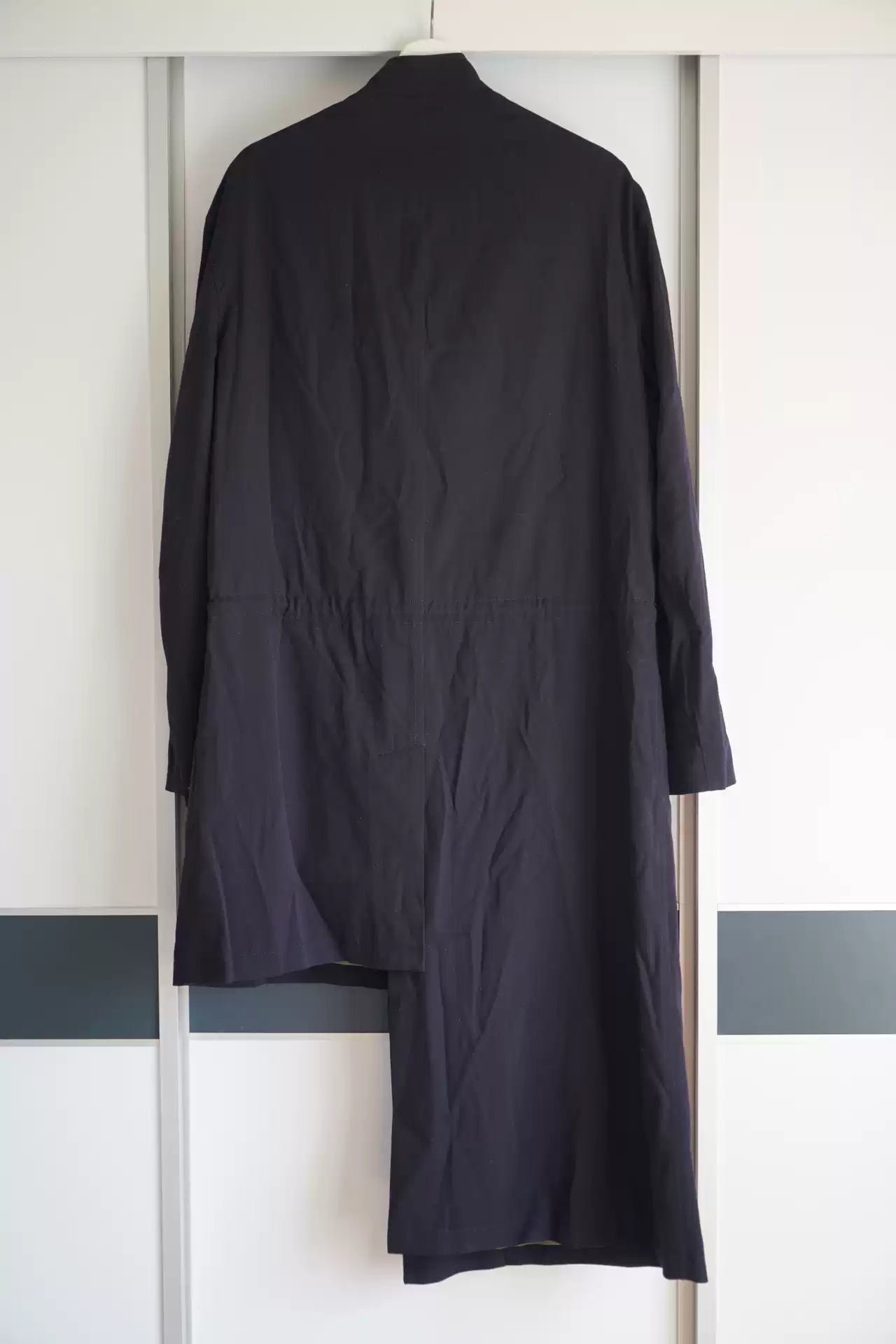 Yohji Yamamoto 20aw Double-sided Asymmetrical Zipper Coat