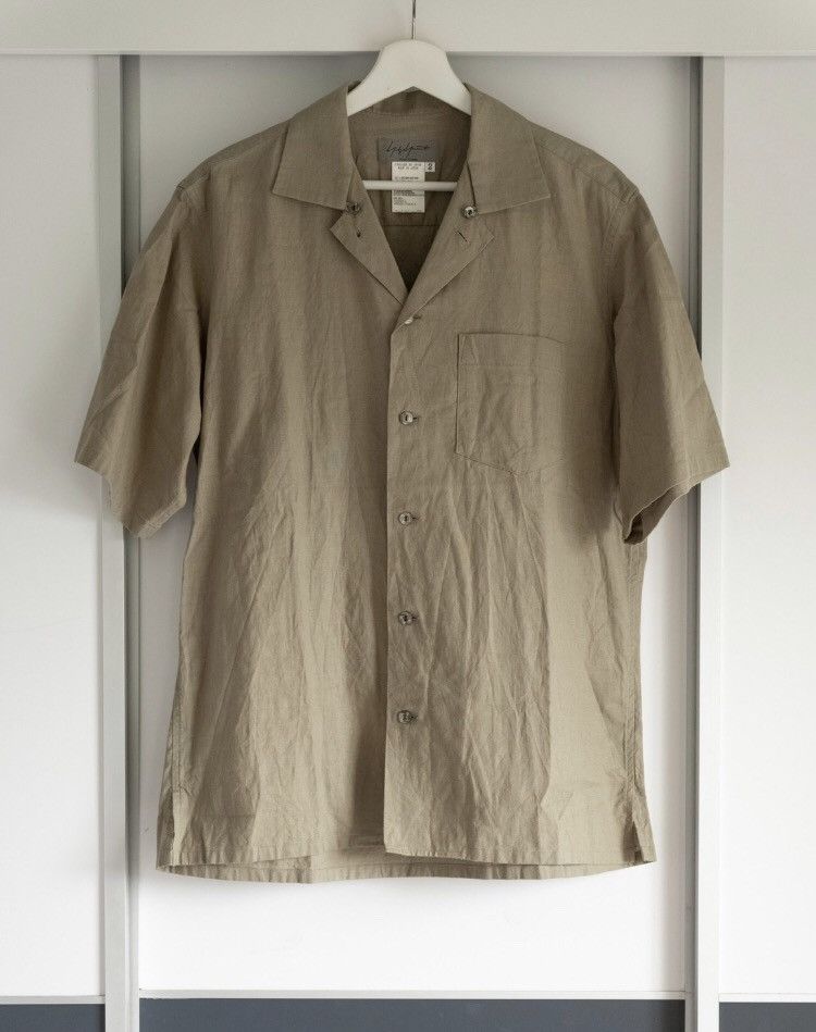 Yohji Yamamoto 05Ss Deconstructed Collar ShortSleeved Shirt - DMC