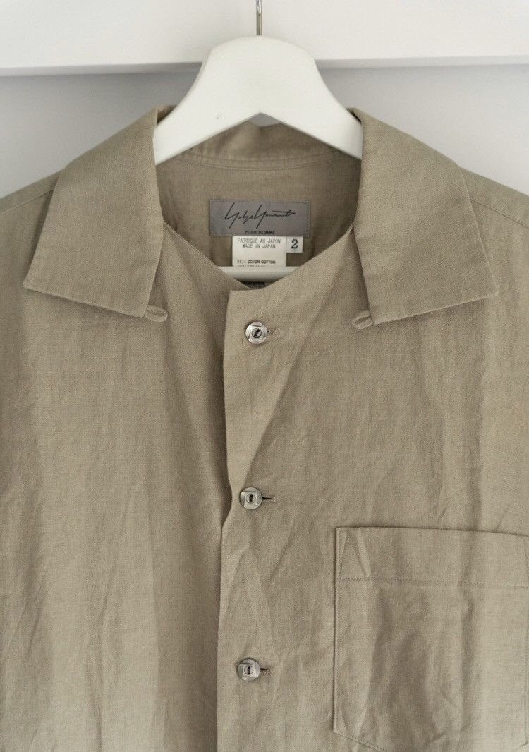 Yohji Yamamoto 05Ss Deconstructed Collar ShortSleeved Shirt - DMC