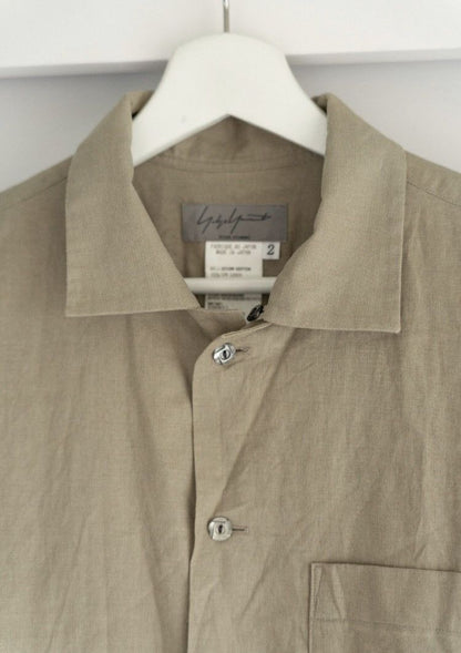 Yohji Yamamoto 05Ss Deconstructed Collar ShortSleeved Shirt - DMC