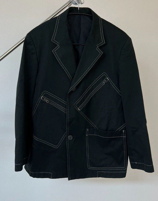 Yohji Yamamoto Ys BrightLine Zipper Suit J - DMC