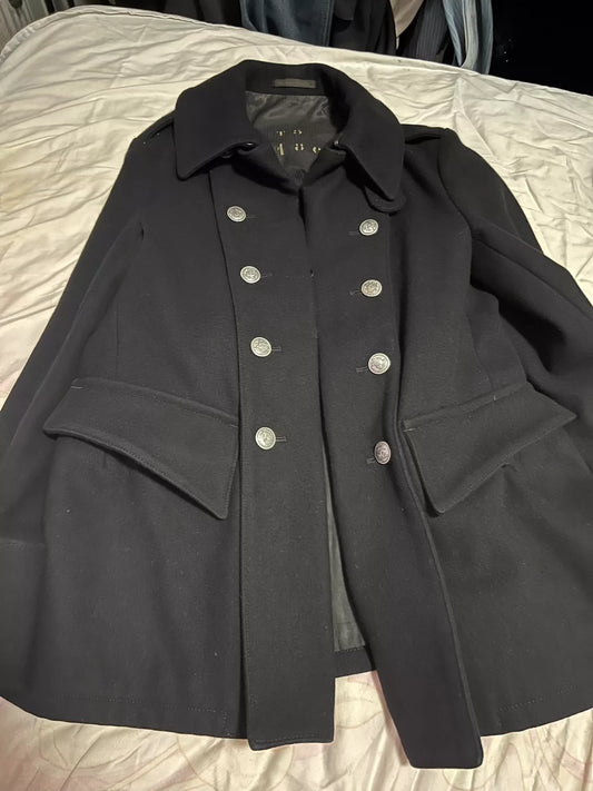 Yohji Yamamoto Silver Button Coat